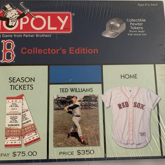 Vintage Monopoly Boston Red Sox MLB Collector's Edition 2000 Board Game Sealed - Picture 3 of 7